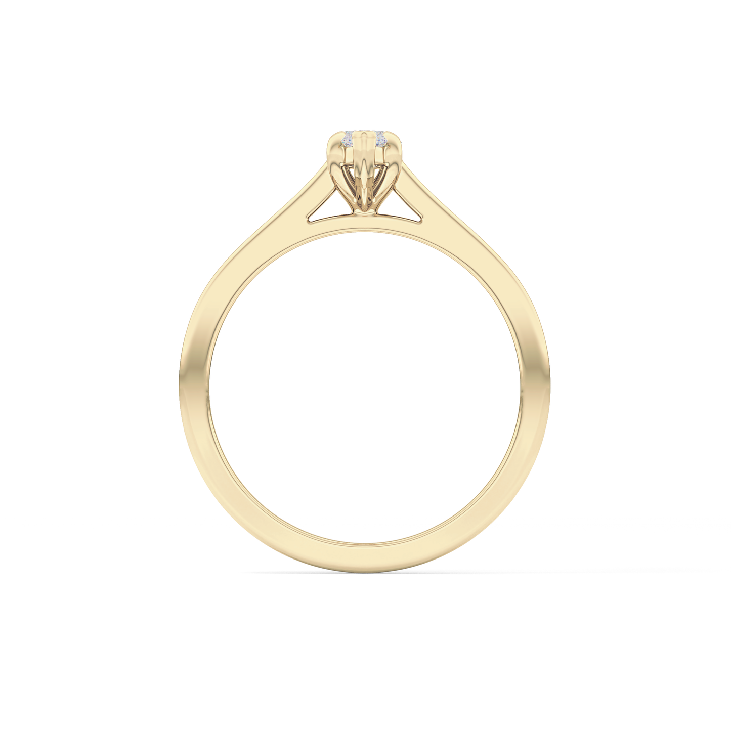 Marquise Solitaire Lab Grown Diamond Engagement Ring