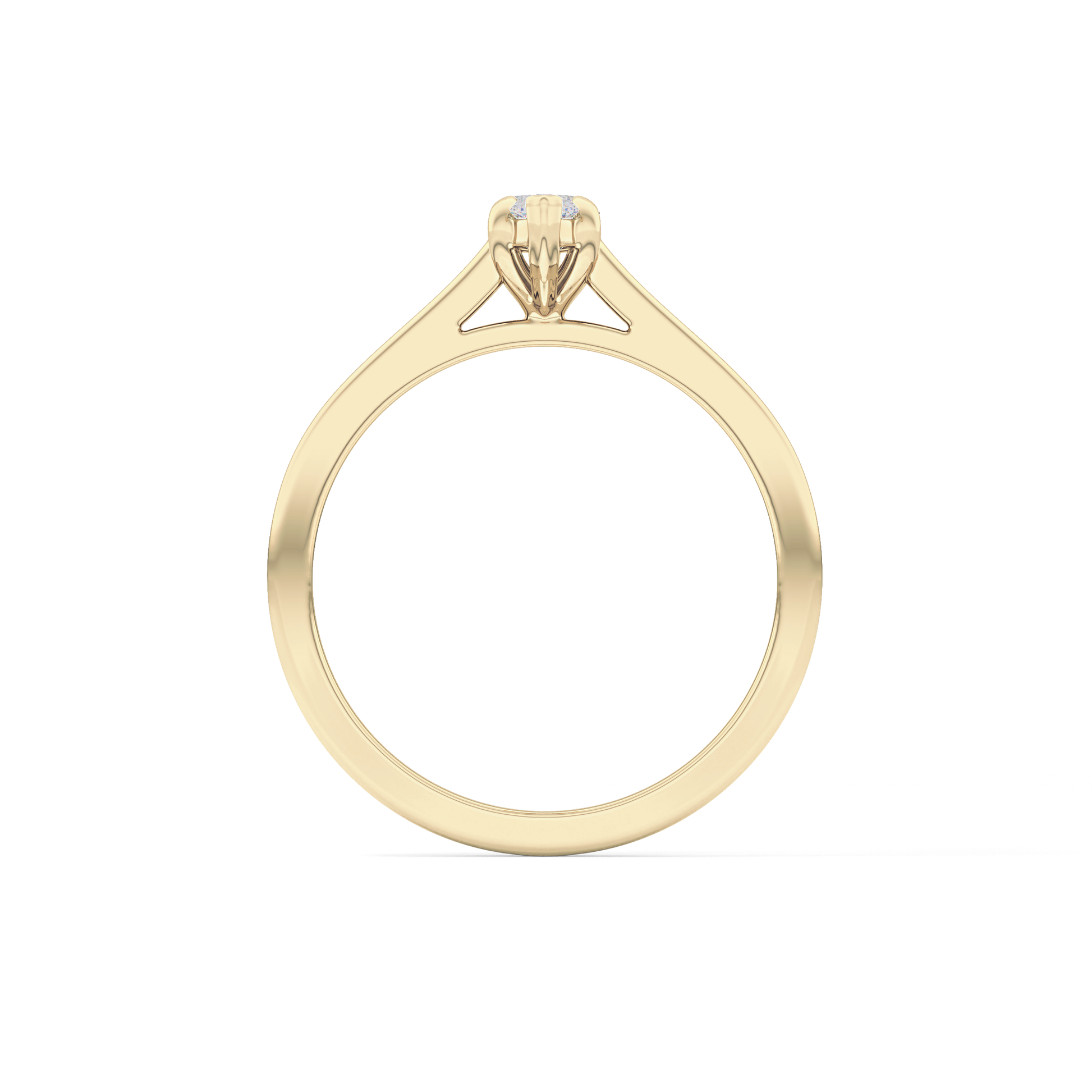 Marquise Solitaire Lab Grown Diamond Engagement Ring