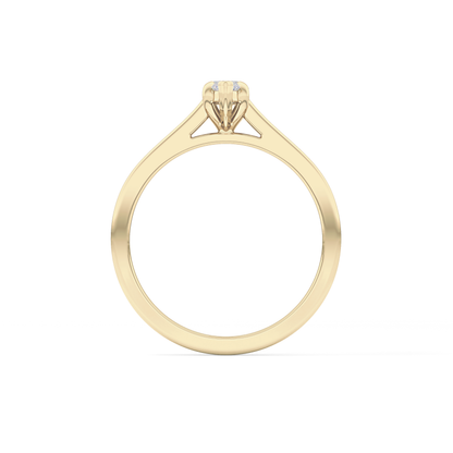 Marquise Solitaire Lab Grown Diamond Engagement Ring