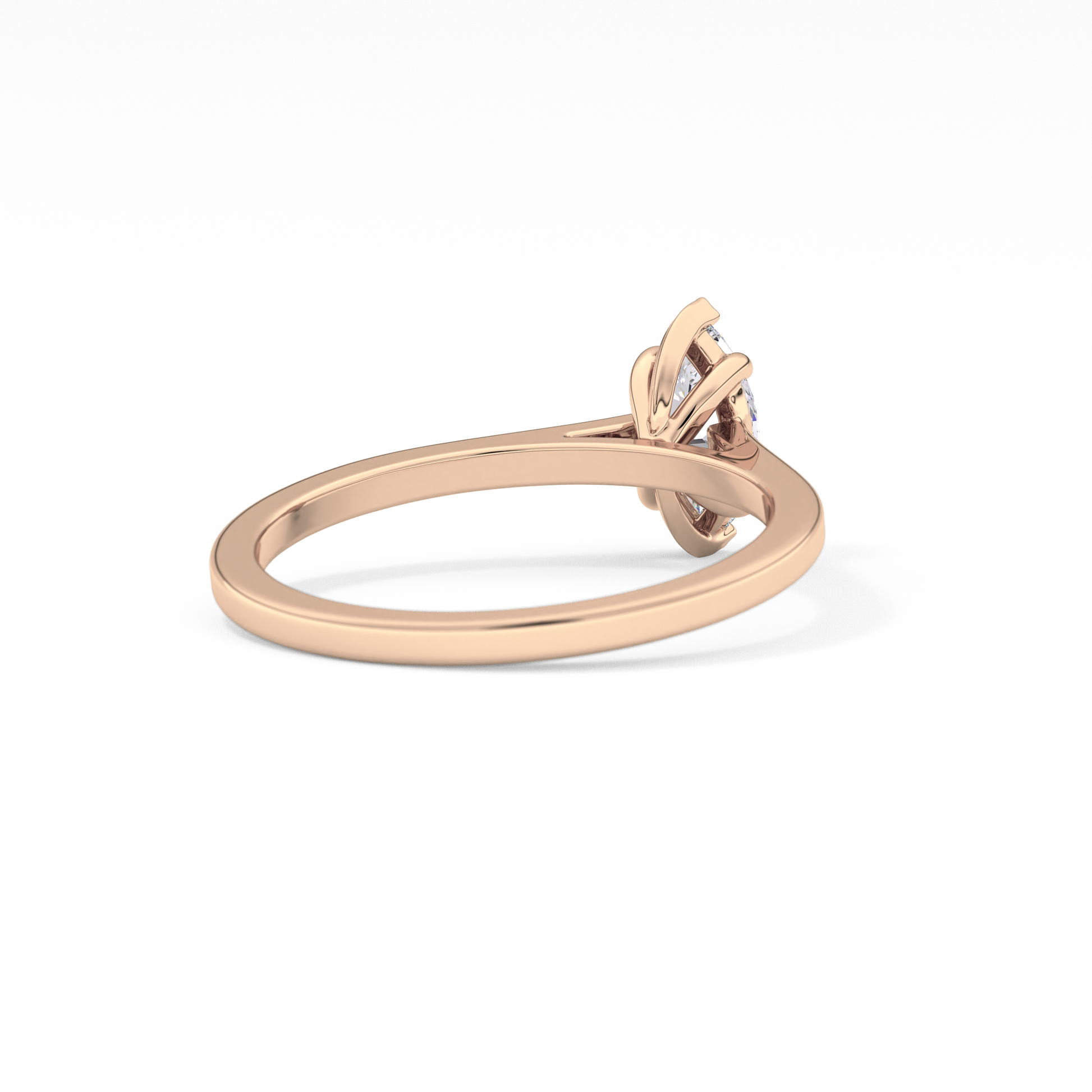 Marquise Solitaire Lab Grown Diamond Engagement Ring