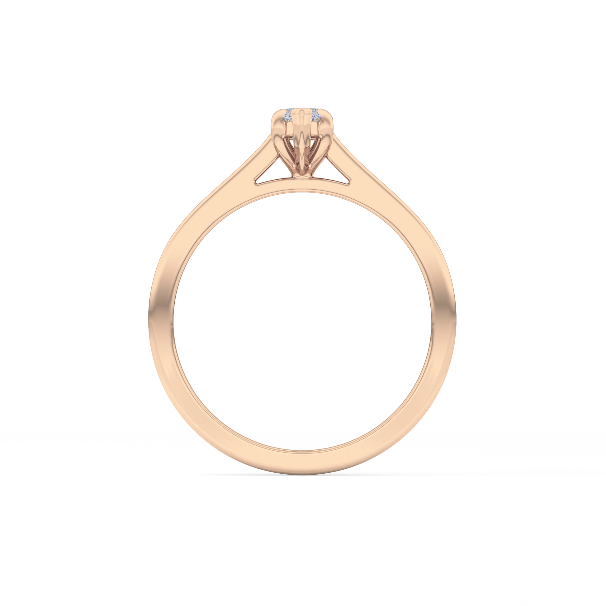 Marquise Solitaire Lab Grown Diamond Engagement Ring