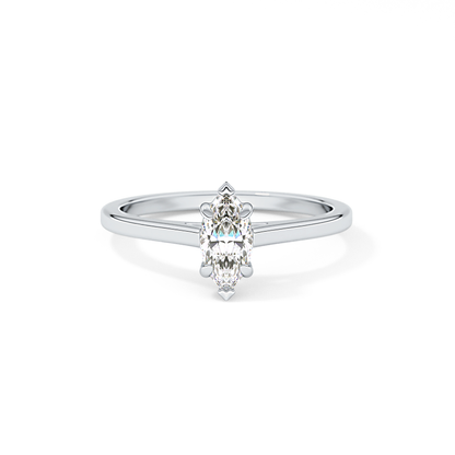 Marquise Solitaire Lab Grown Diamond Engagement Ring