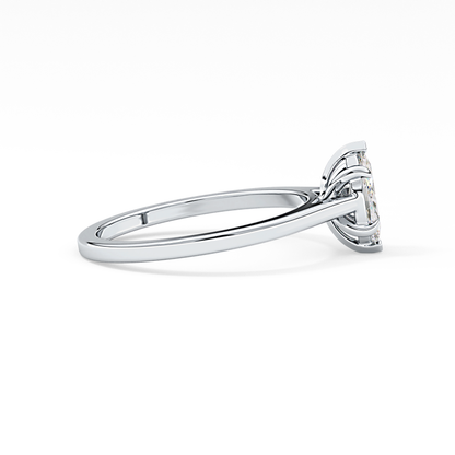 Marquise Solitaire Lab Grown Diamond Engagement Ring