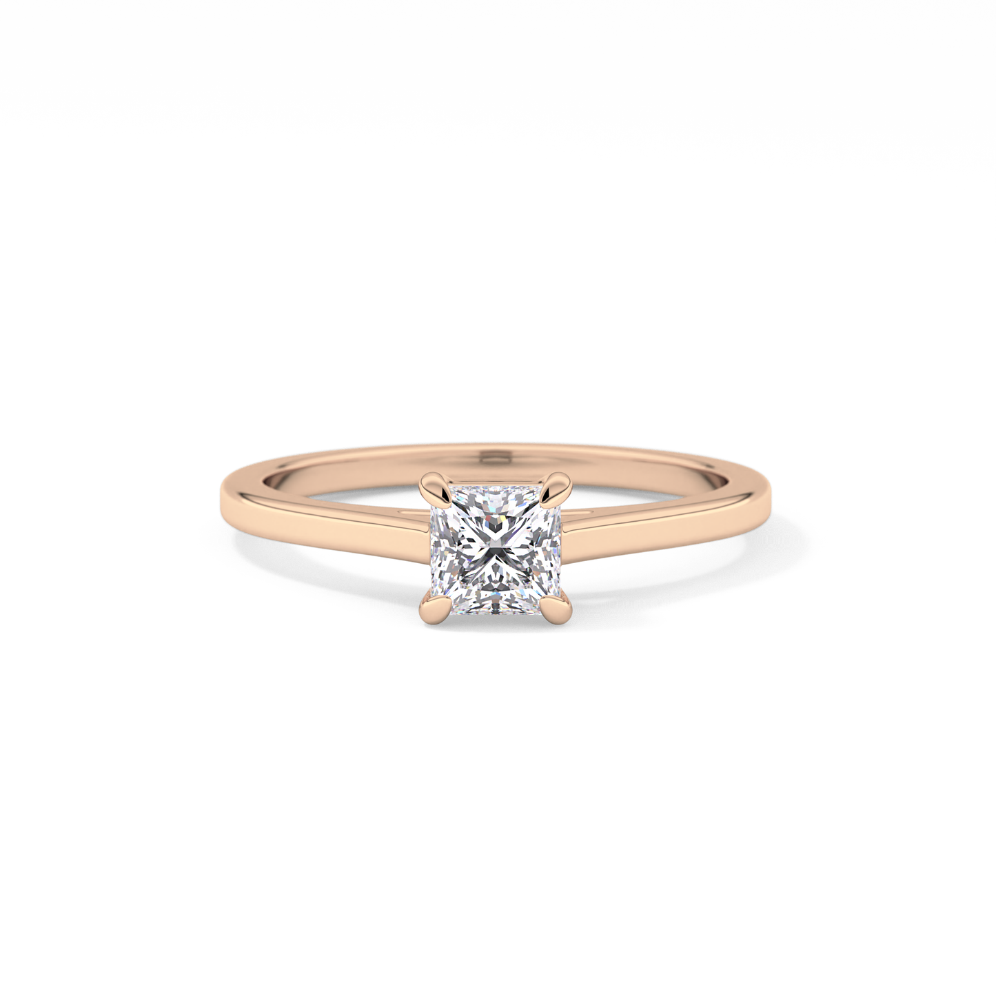 Princess Solitaire Lab Grown Diamond Engagement Ring