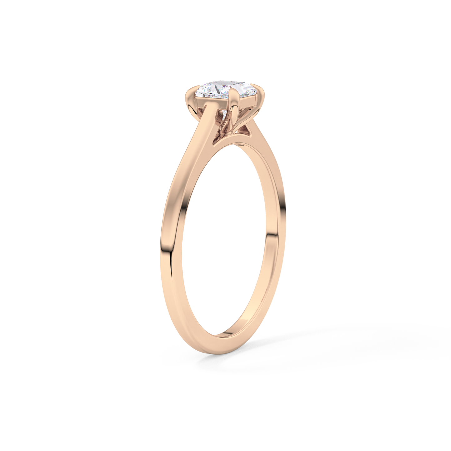 Princess Solitaire Lab Grown Diamond Engagement Ring