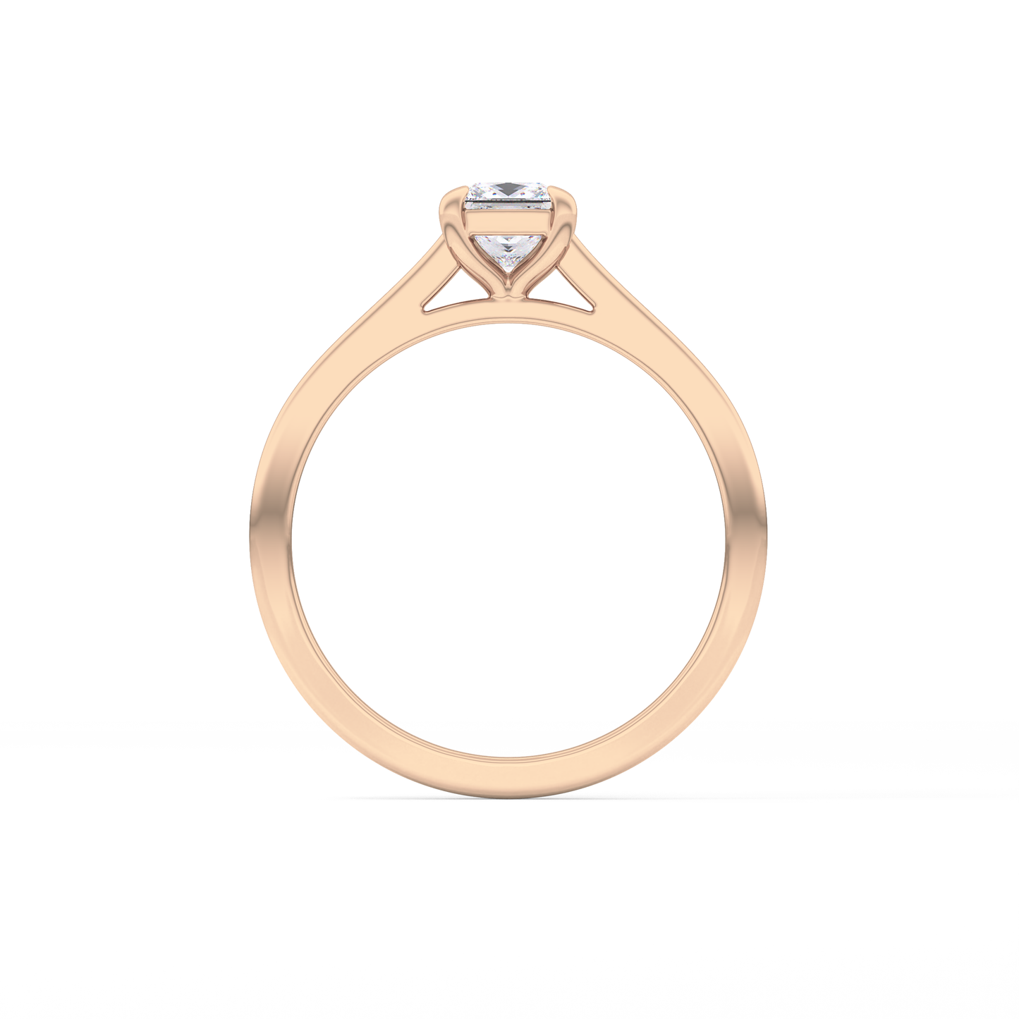 Princess Solitaire Lab Grown Diamond Engagement Ring