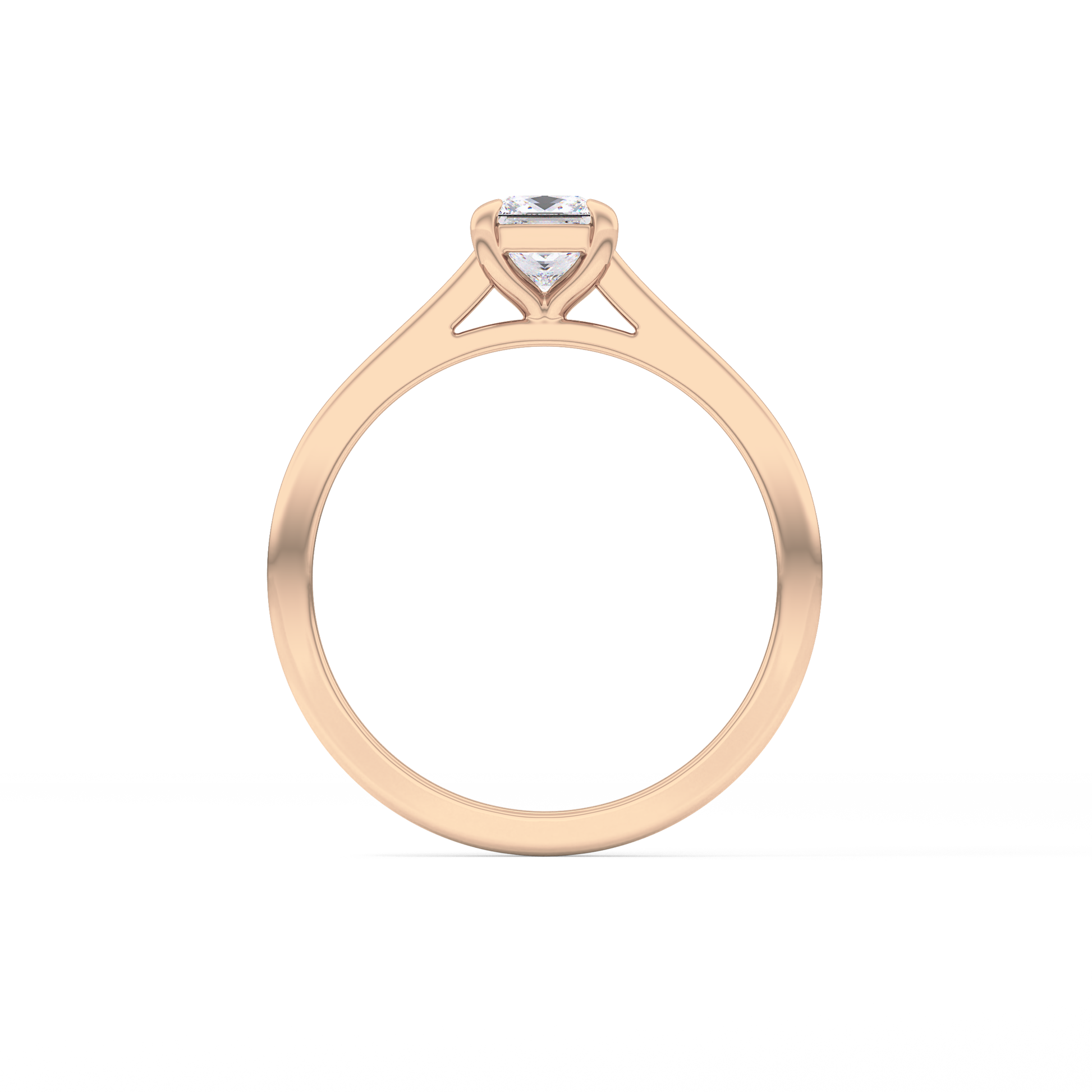 Princess Solitaire Lab Grown Diamond Engagement Ring