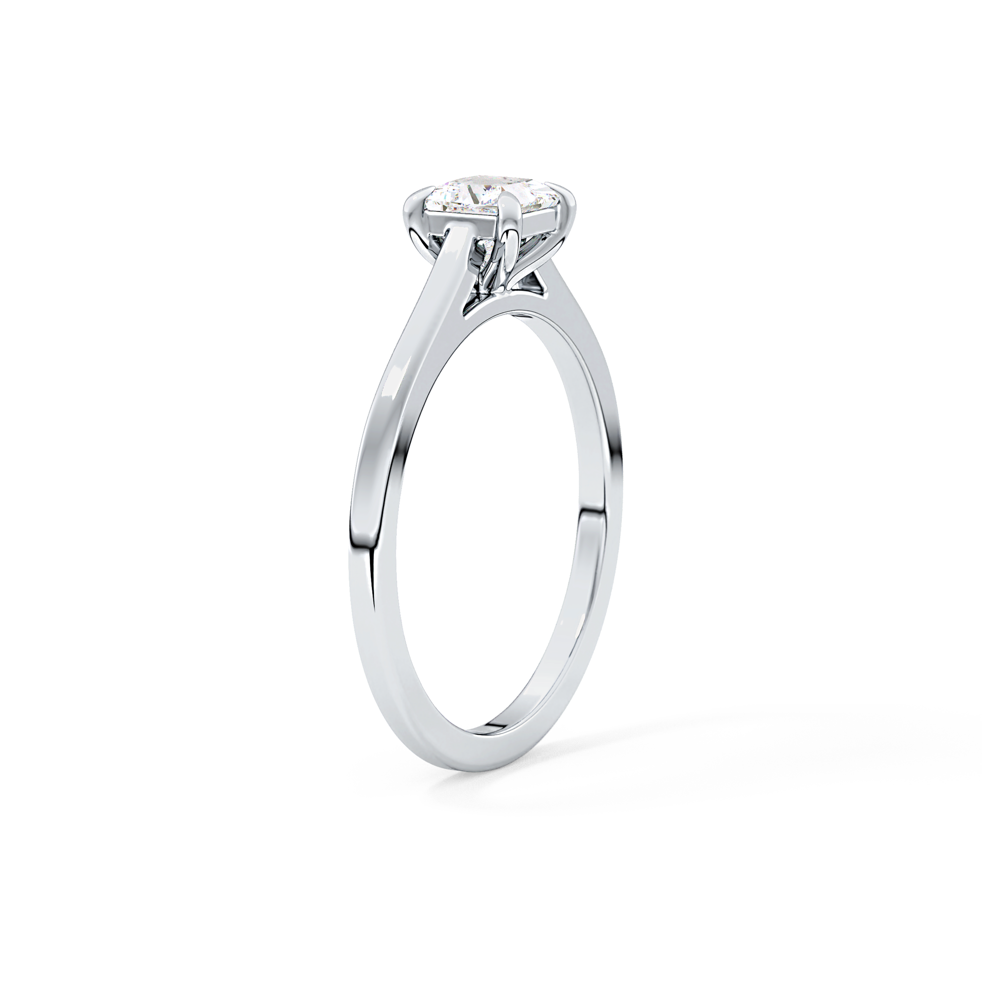 Princess Solitaire Lab Grown Diamond Engagement Ring