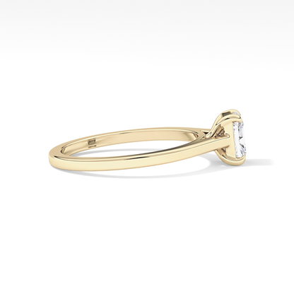 Radiant Solitaire Lab Grown Diamond Engagement Ring