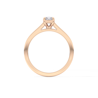 Radiant Solitaire Lab Grown Diamond Engagement Ring