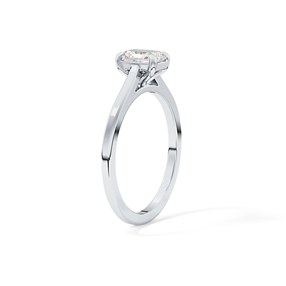 Radiant Solitaire Lab Grown Diamond Engagement Ring