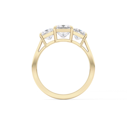Princess Three Stone Lab Grown Diamond Engagement Ring