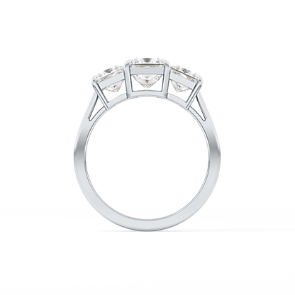 Princess Three Stone Lab Grown Diamond Engagement Ring