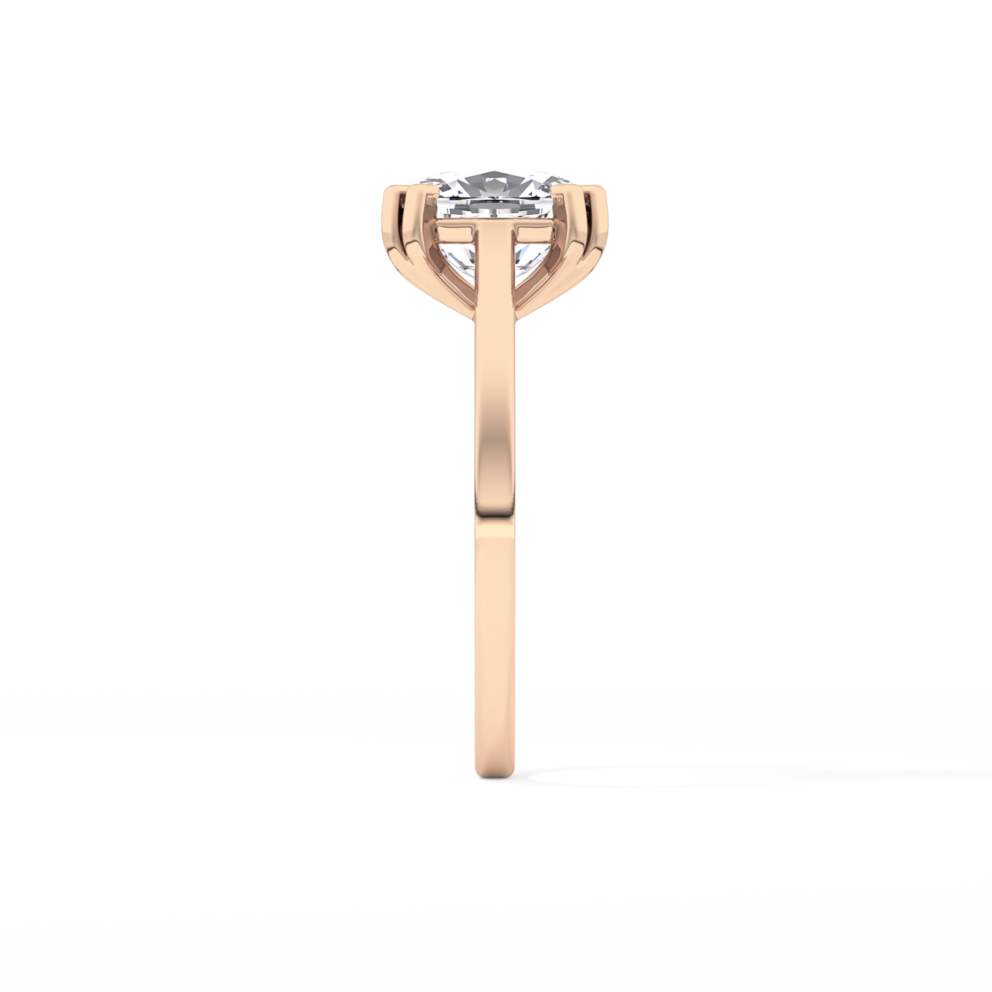 Cushion Solitaire Lab Grown Diamond Engagement Ring