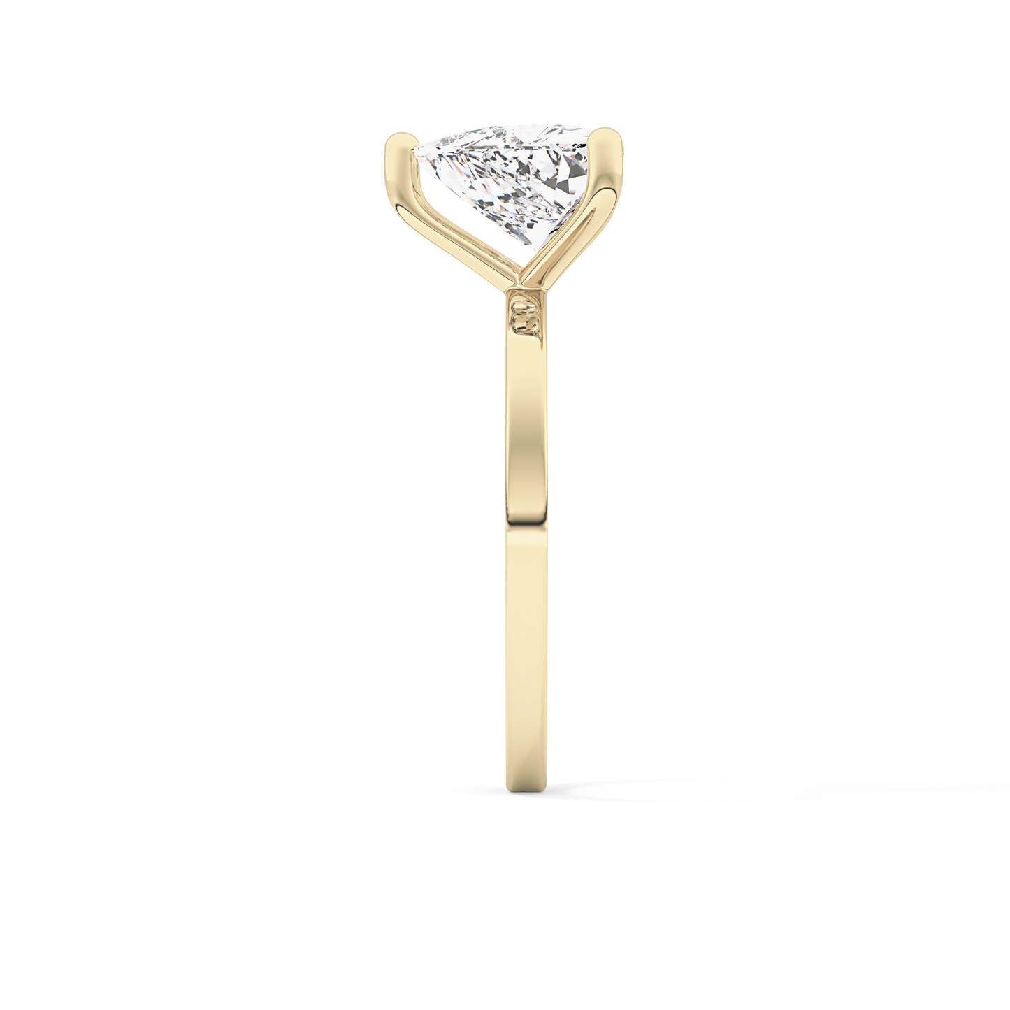 Trillion Solitaire Lab Grown Diamond Engagement Ring