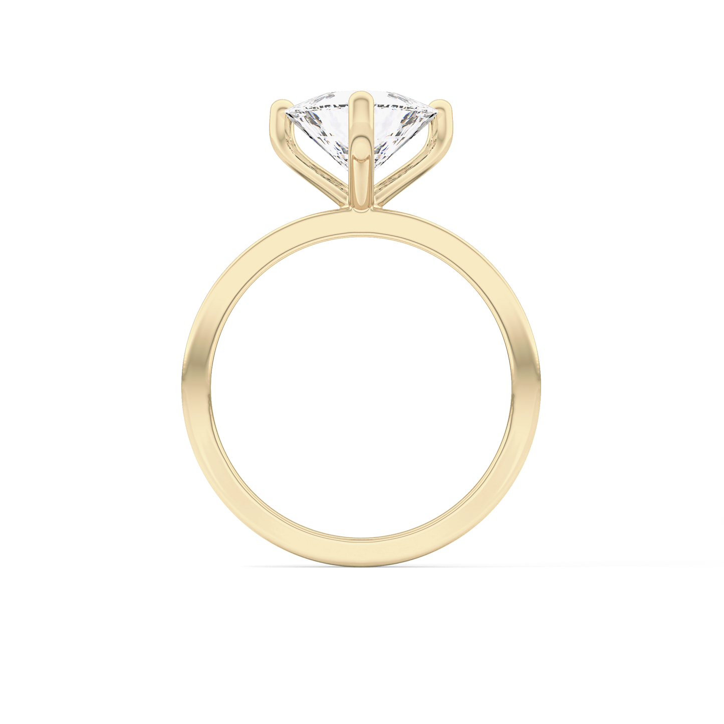 Trillion Solitaire Lab Grown Diamond Engagement Ring