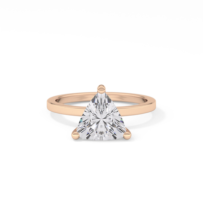 Trillion Solitaire Lab Grown Diamond Engagement Ring