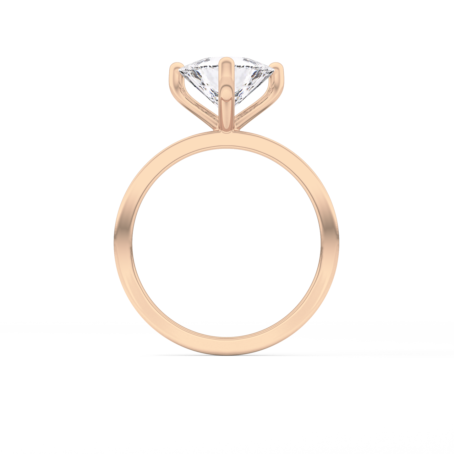 Trillion Solitaire Lab Grown Diamond Engagement Ring