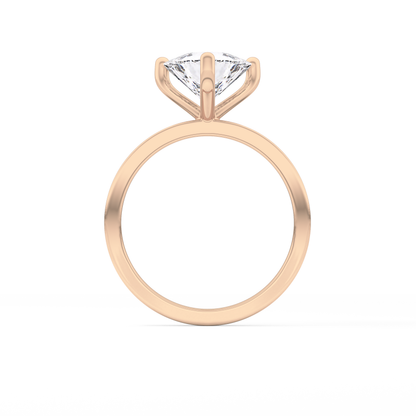 Trillion Solitaire Lab Grown Diamond Engagement Ring