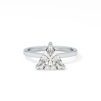 Trillion Solitaire Lab Grown Diamond Engagement Ring