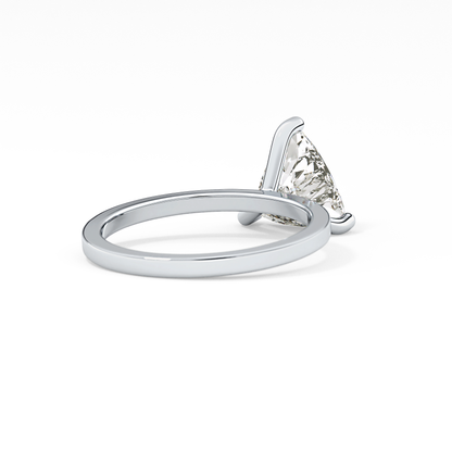 Trillion Solitaire Lab Grown Diamond Engagement Ring