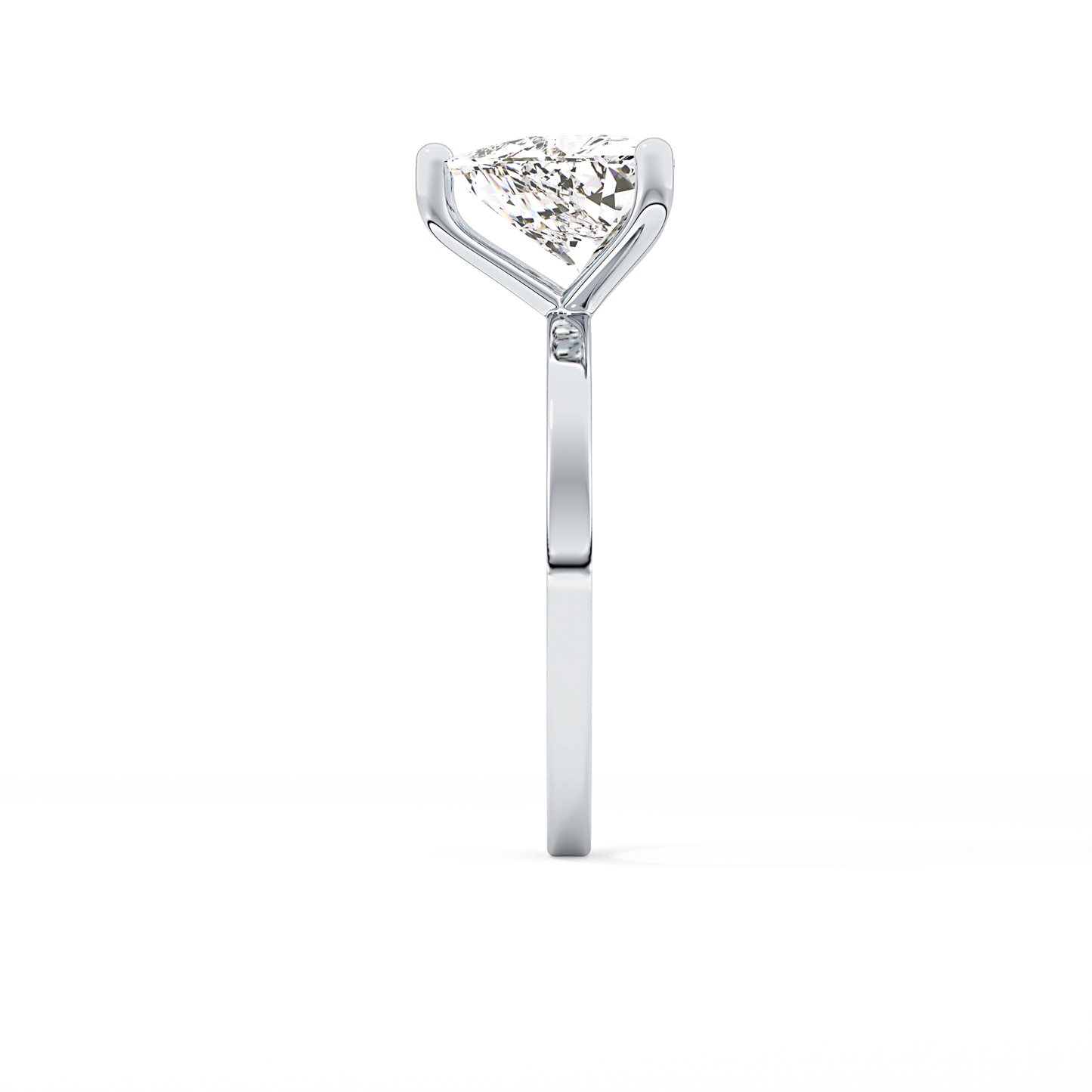 Trillion Solitaire Lab Grown Diamond Engagement Ring