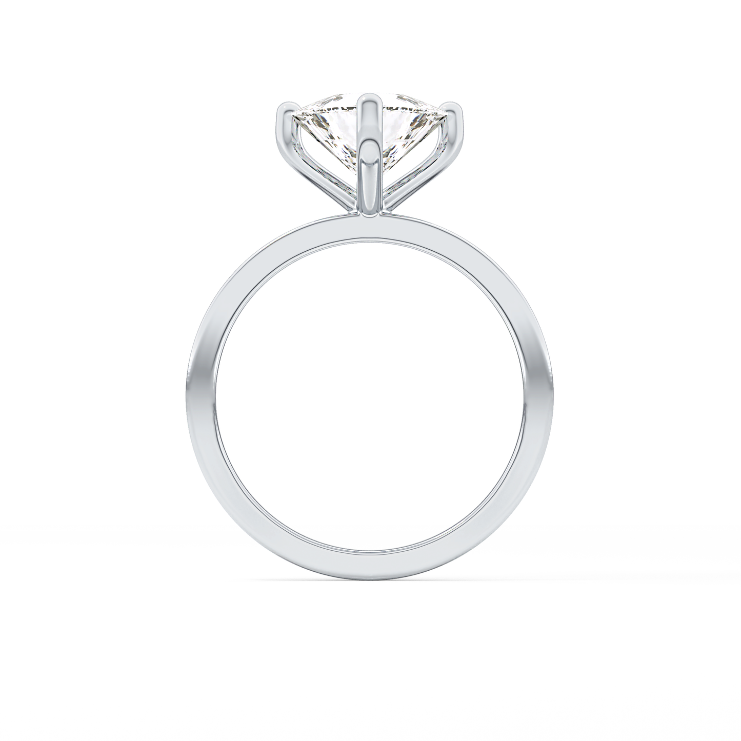 Trillion Solitaire Lab Grown Diamond Engagement Ring