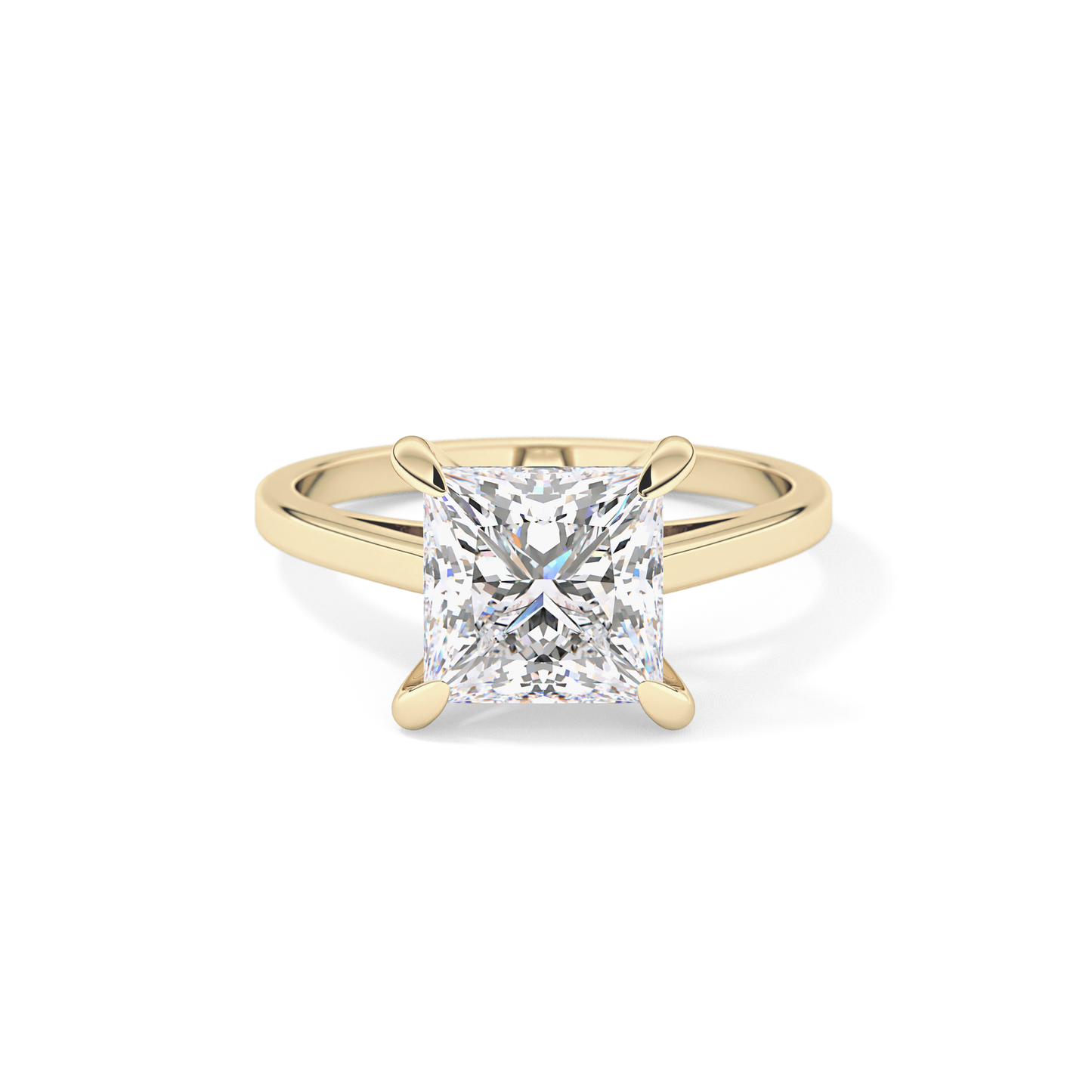 Princess Solitaire Lab Grown Diamond Engagement Ring