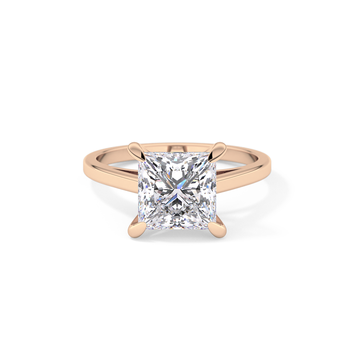 Princess Solitaire Lab Grown Diamond Engagement Ring