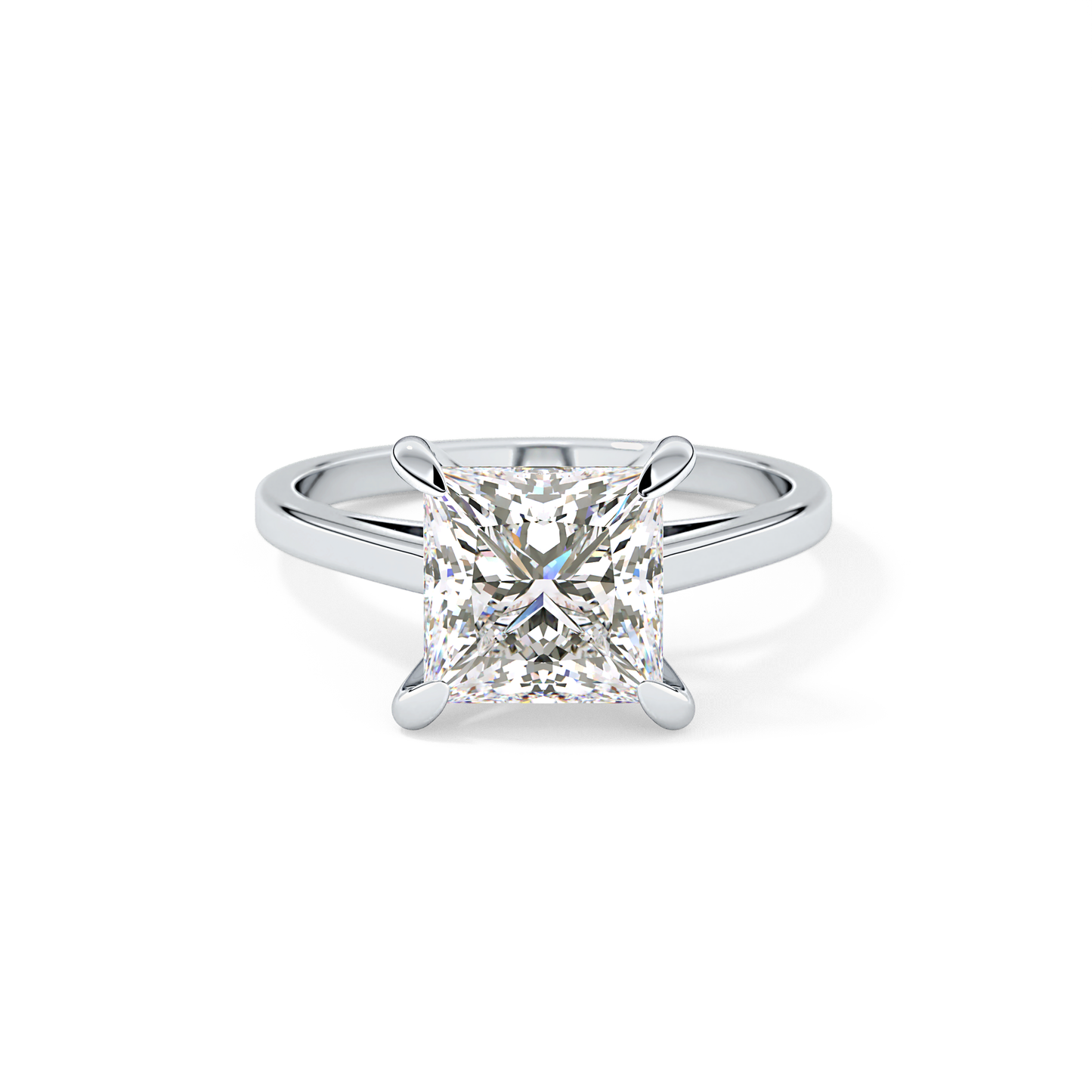 Princess Solitaire Lab Grown Diamond Engagement Ring
