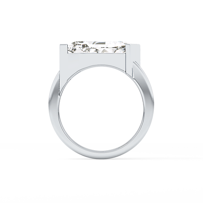 Shield Solitaire Lab Grown Diamond Engagement Ring