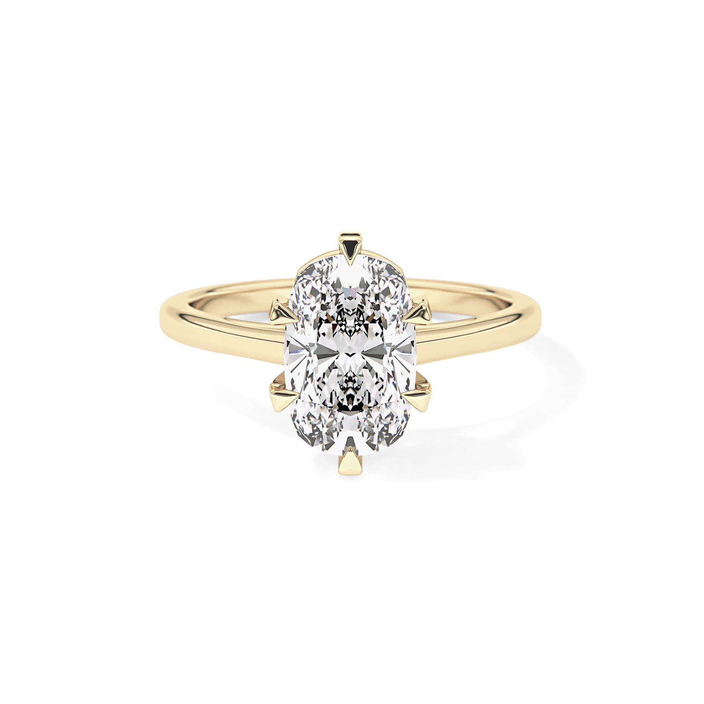 Cushion Solitaire Lab Grown Diamond Engagement Ring