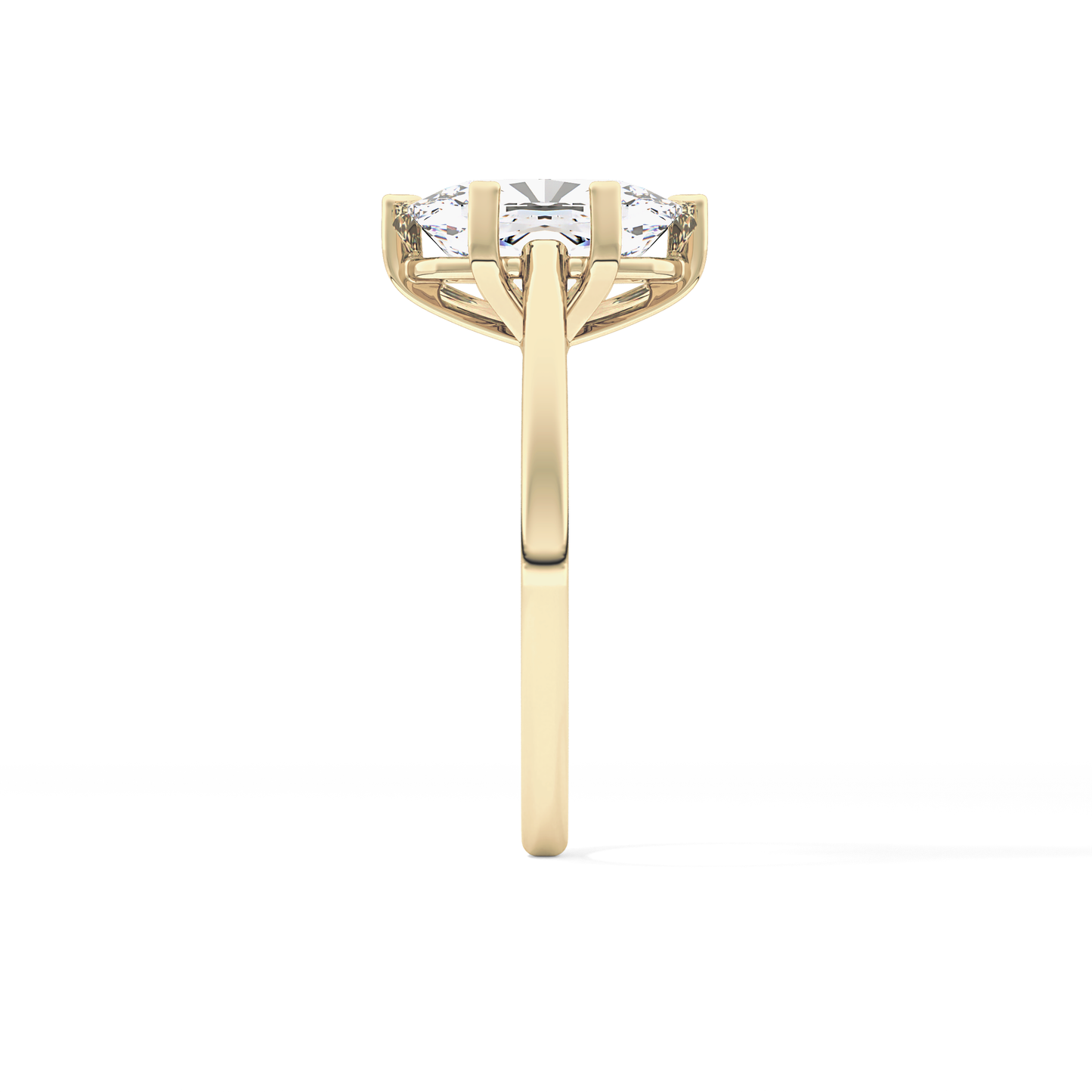 Cushion Solitaire Lab Grown Diamond Engagement Ring