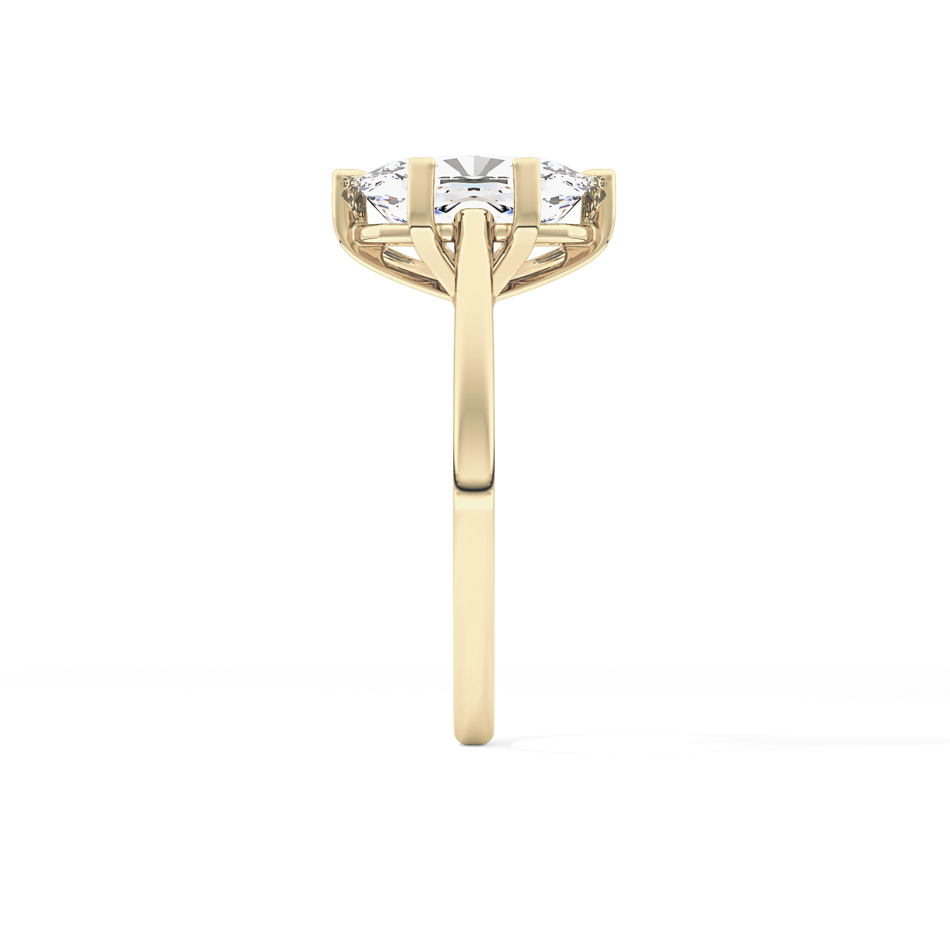 Cushion Solitaire Lab Grown Diamond Engagement Ring