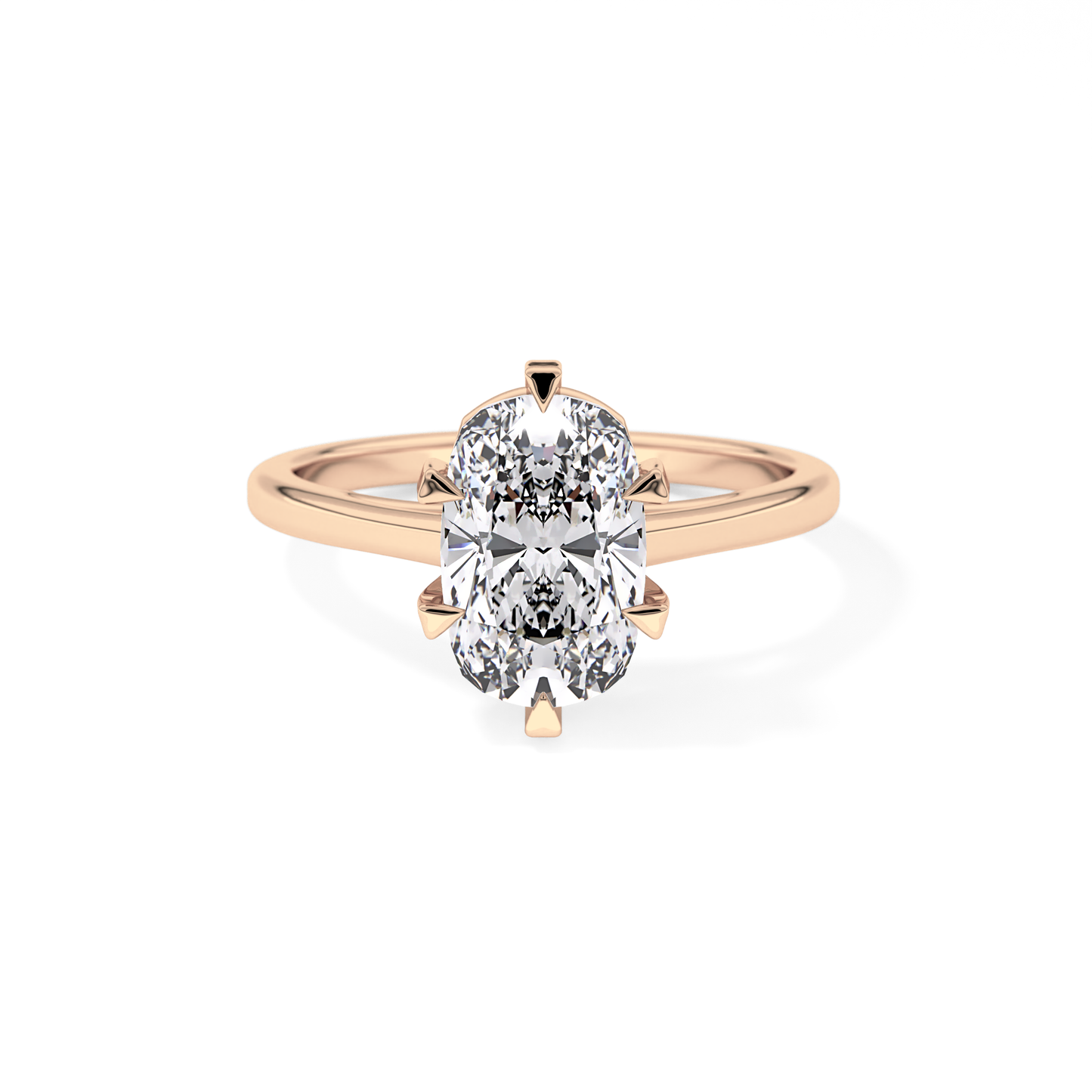 Cushion Solitaire Lab Grown Diamond Engagement Ring