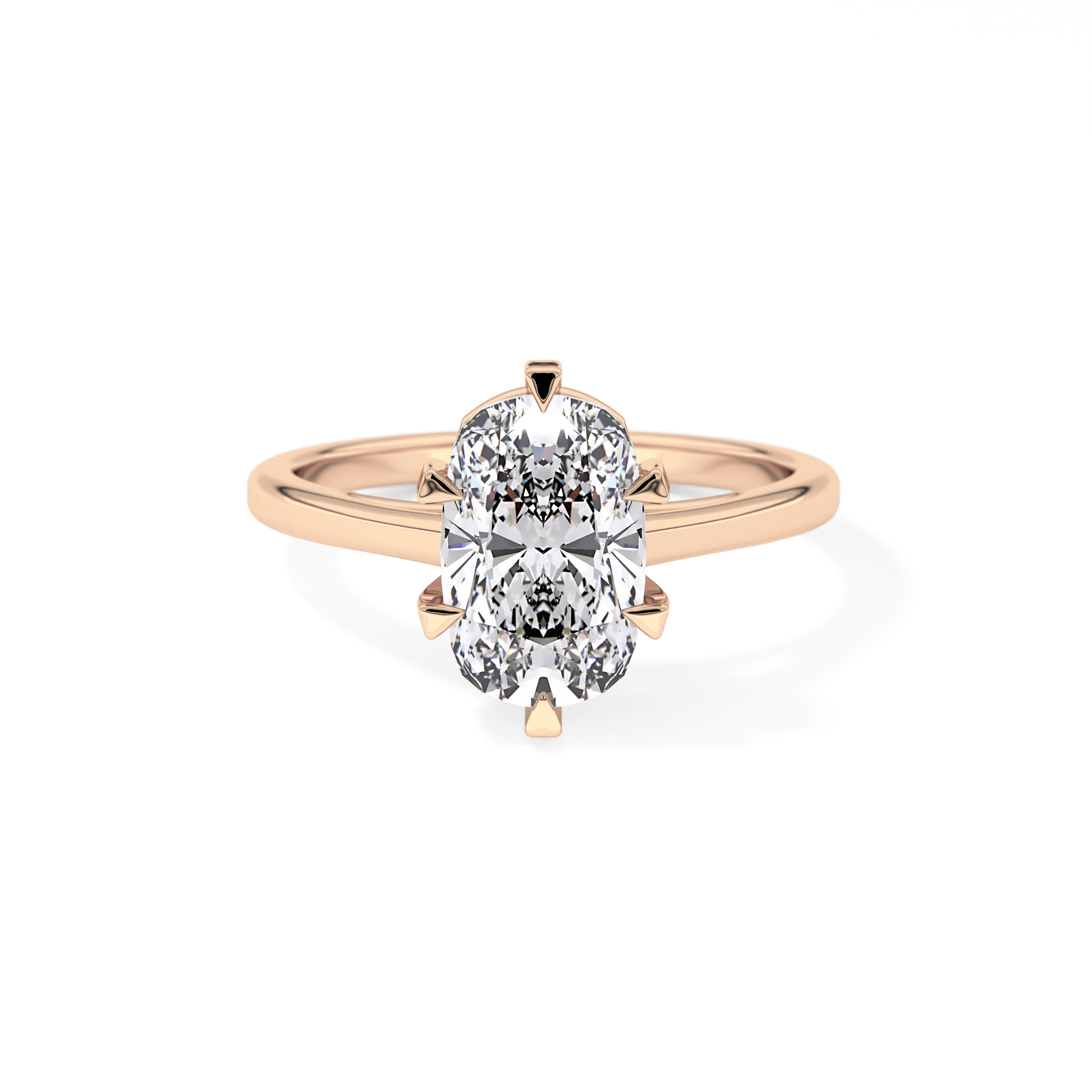 Cushion Solitaire Lab Grown Diamond Engagement Ring
