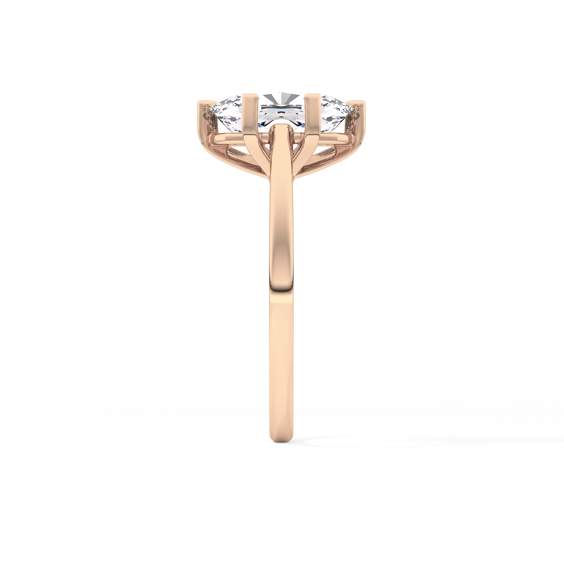 Cushion Solitaire Lab Grown Diamond Engagement Ring