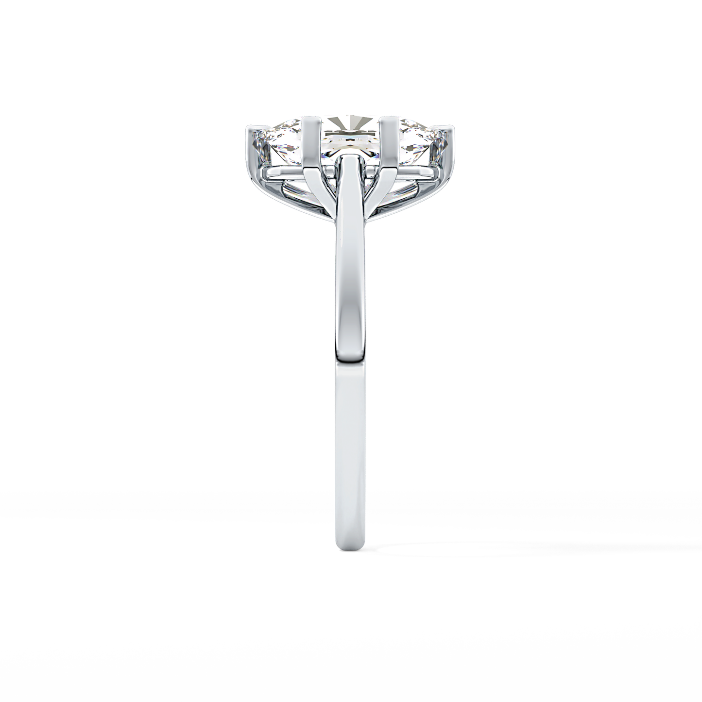 Cushion Solitaire Lab Grown Diamond Engagement Ring