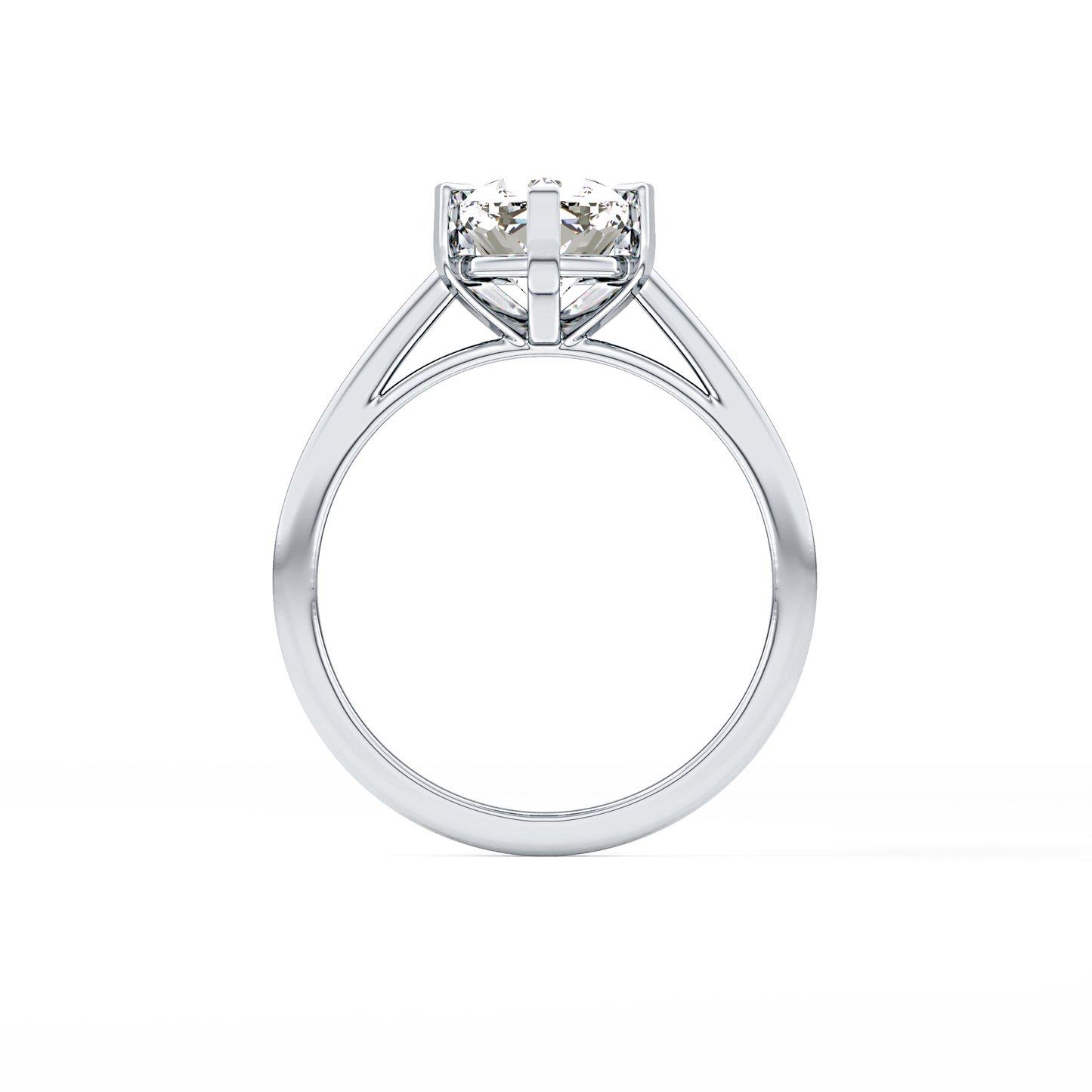 Cushion Solitaire Lab Grown Diamond Engagement Ring