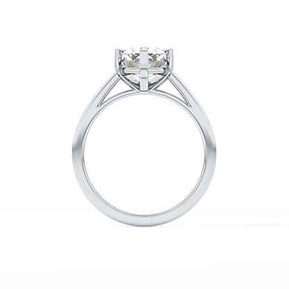 Cushion Solitaire Lab Grown Diamond Engagement Ring