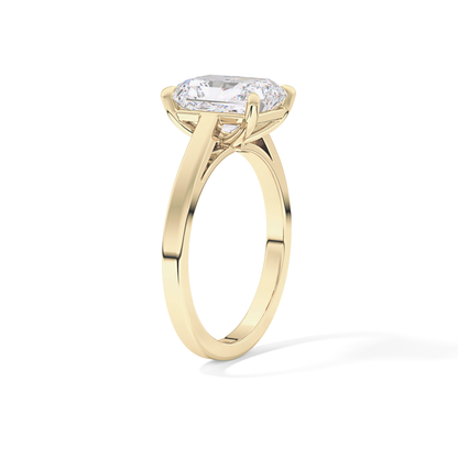 Radiant Solitaire Lab Grown Diamond Engagement Ring