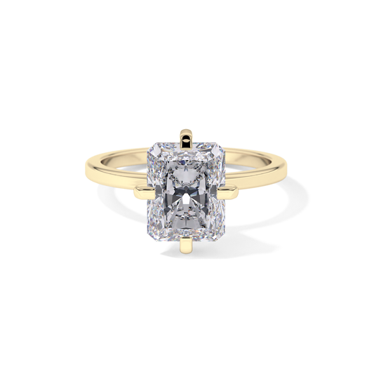 Radiant Solitaire Lab Grown Diamond Engagement Ring