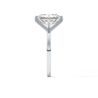 Radiant Solitaire Lab Grown Diamond Engagement Ring