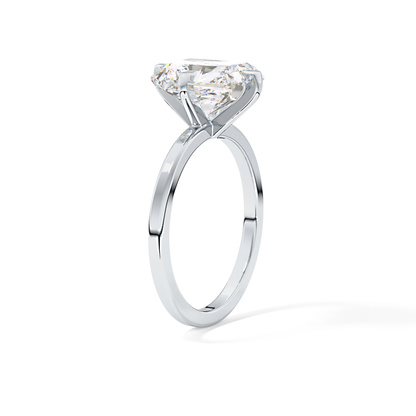 Radiant Solitaire Lab Grown Diamond Engagement Ring