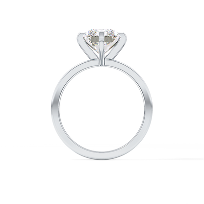 Radiant Solitaire Lab Grown Diamond Engagement Ring