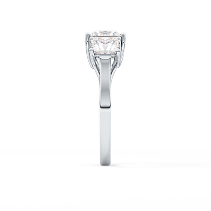 Princess Three Stone Lab Grown Diamond Engagement Ring