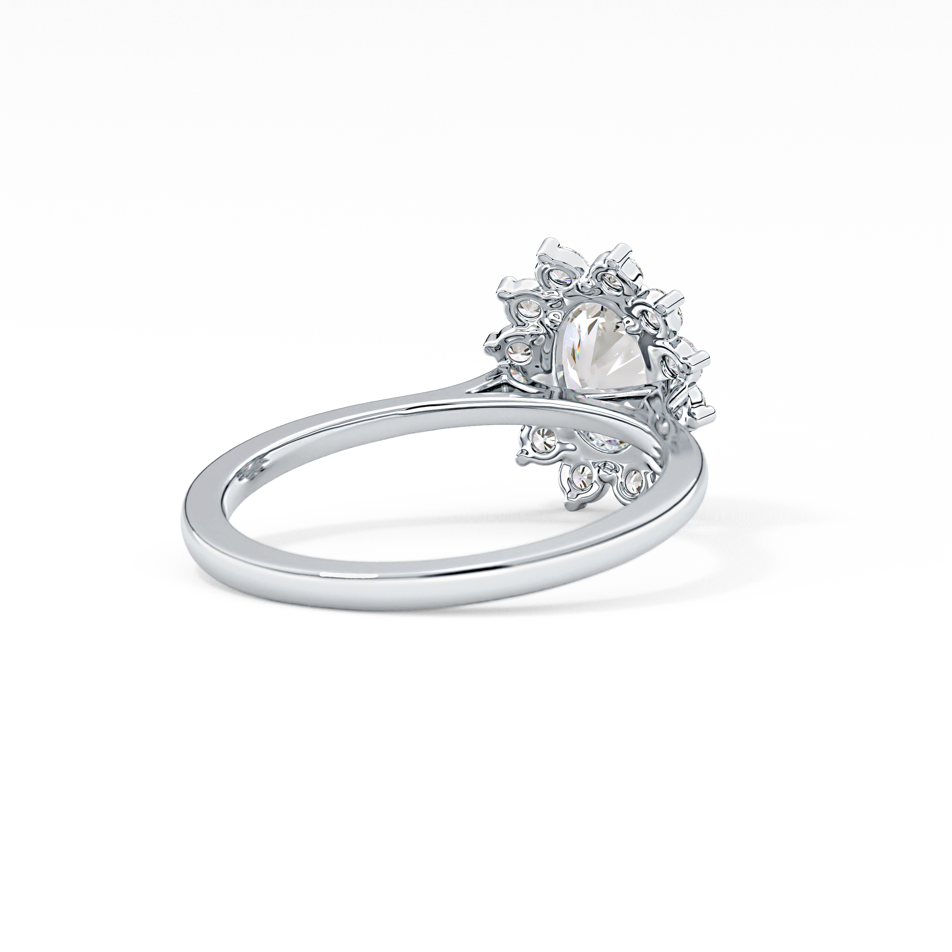 Oval Halo Lab Grown Diamond Engagement Ring
