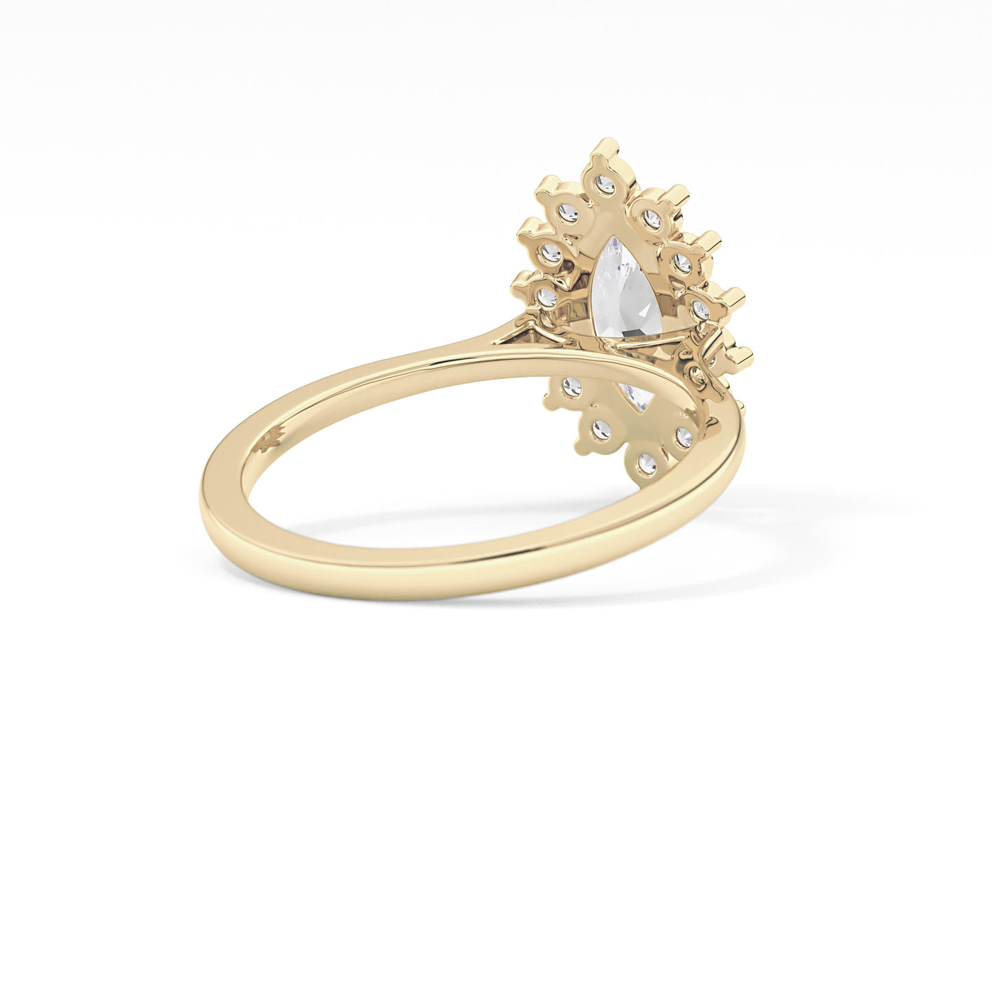 Marquise Halo Lab Grown Diamond Engagement Ring