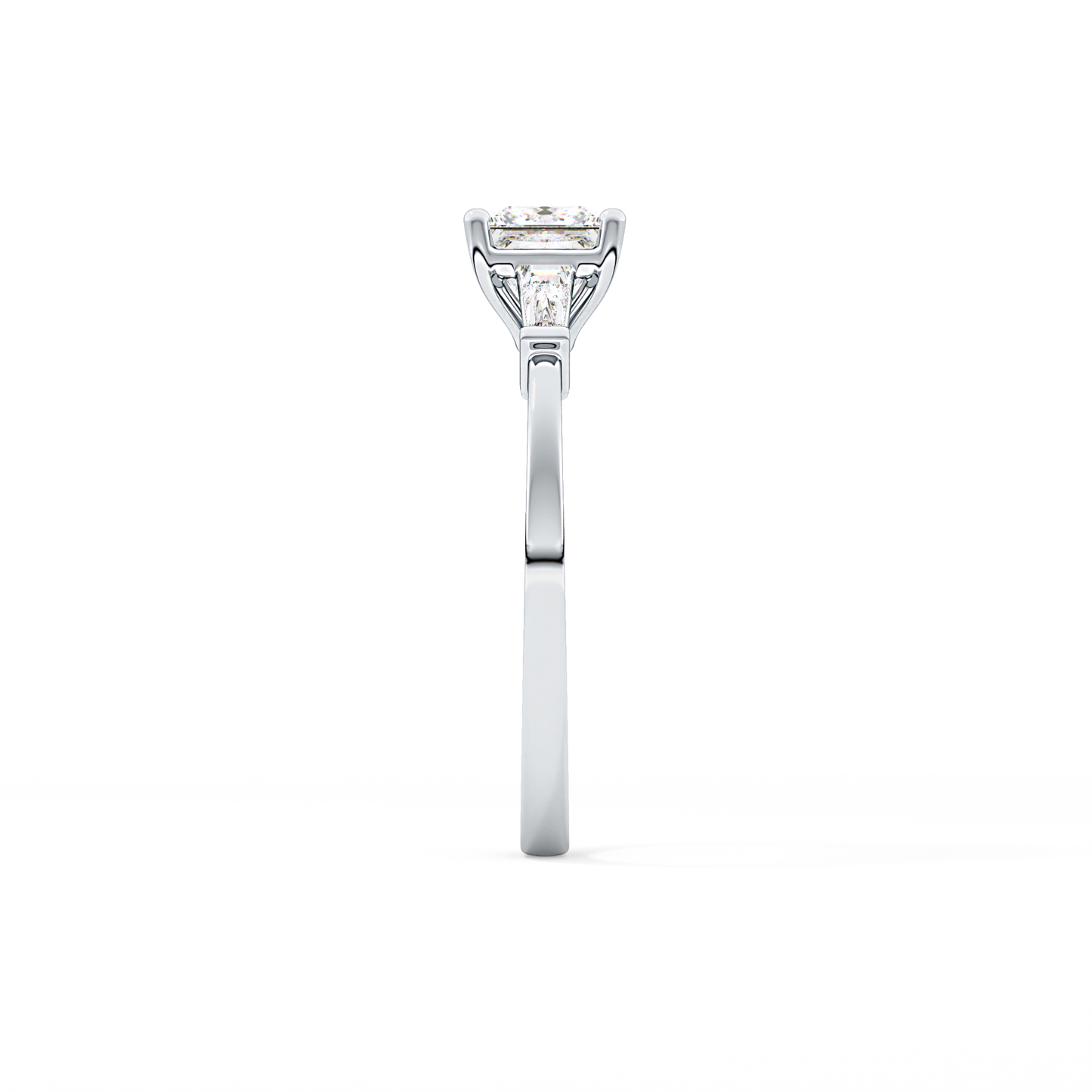 Princess Three Stone Lab Grown Diamond Engagement Ring