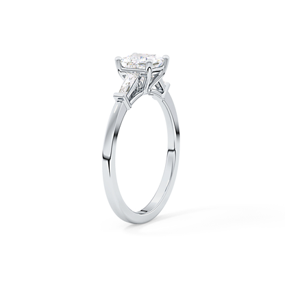 Princess Three Stone Lab Grown Diamond Engagement Ring